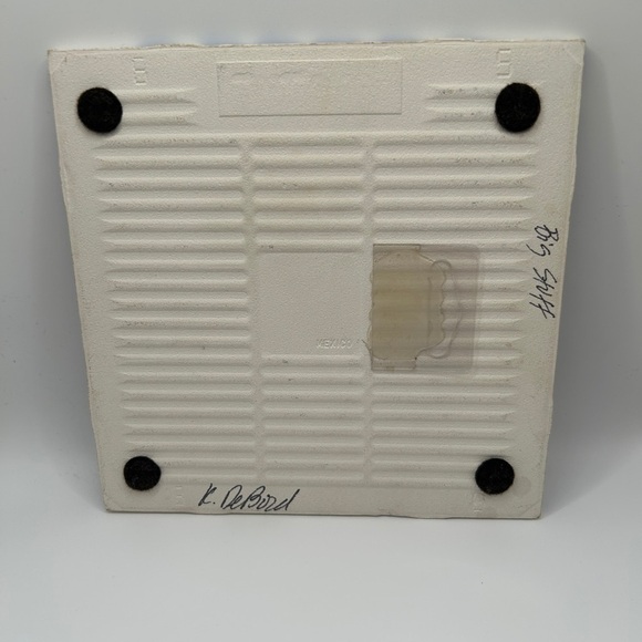 Hand-Painted Rooster Art Ceramic Tile Artist Signed​​​​​​ - Picture 6 of 7